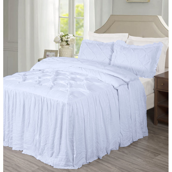 Chezmoi Collection Microfiber Coverlet / Bedspread & Reviews Wayfair